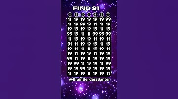 Go! Spot It Speed Challenge! 7 Seconds! Go! #shorts #numberspuzzle #iq