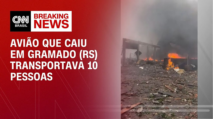 Avião que caiu em Gramado (RS) transportava 10 pessoas | AGORA CNN