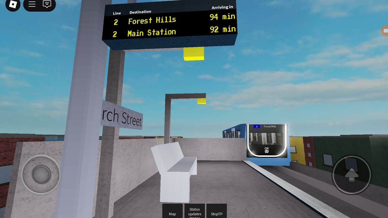 Roblox,Angulan Automatic Subway Transport - Metro Ride from South Avenue to Silverville | WHATTTT?