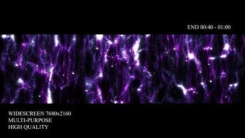 Purple Particles - Widescreen Background | Motion Graphics - Videohive template