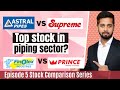 Astral Poly vs Supreme Industries vs Finolex Industries vs Prince Pipe | Top stock in piping sector?