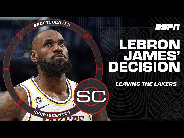REACTION TO LEBRON LEAVING THE LAKERS 🤯 Decision factors, legacy impact & the future! | SportsCenter