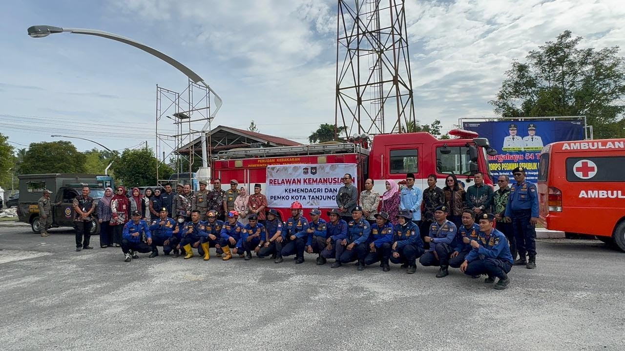 Pemberangkatan Relawan untuk Aceh Tamiang kerjasama Kemendagri dan Pemerintah Kota Tanjungbalai