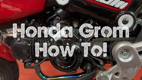 2022 2023 2024 Honda Grom Front Sprocket Easy Upgrade ! How To Complete Demo