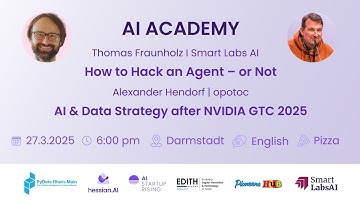 AI Academy I AI & Data Strategy after NVIDIA GTC 2025 I Alexander CS Hendorf I opotoc