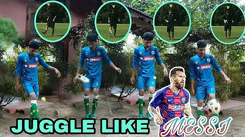 #leo #messi AMAZING LIONEL MESSI JUGGLING CHALLENGE | Amazing skills of messi