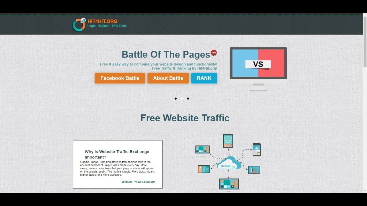 Hit4Hit review how to get traffic how to build traffic autosurf web Live Stream