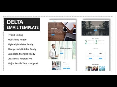 Delta - Multipurpose Responsive Email Template With Online  | Themeforest Download