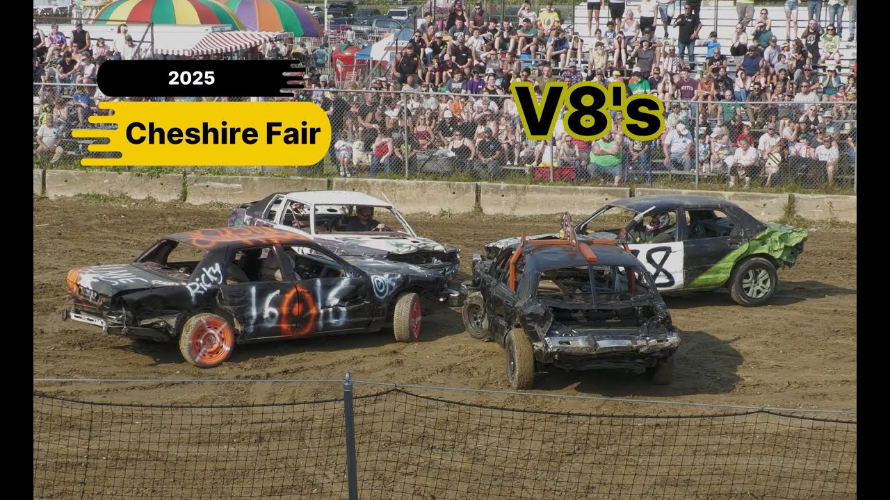 ベルギー7” Vice Barons Play! DD007 DEMOLITION DERBY /00080 Cheshire Fair 2025 - V8s - Demolition Derby 4K UHD - YouTube