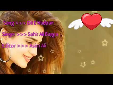 Dil e nadan ki har khushi tu hai full beautiful editing song  by sahir ali bagga Jun 212019