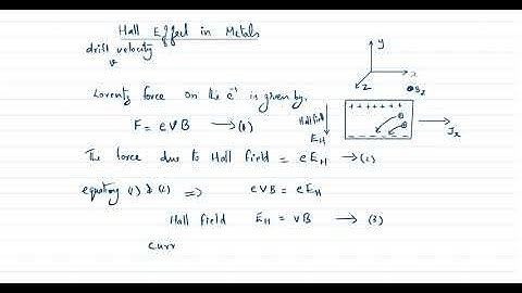 Hall Effect in Metals