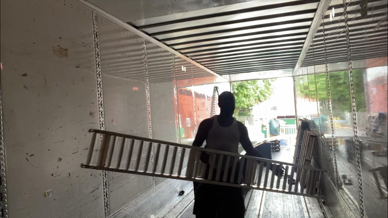 USA TRUCK DOLLAR TREE UNLOADING HARD WORK YouTube