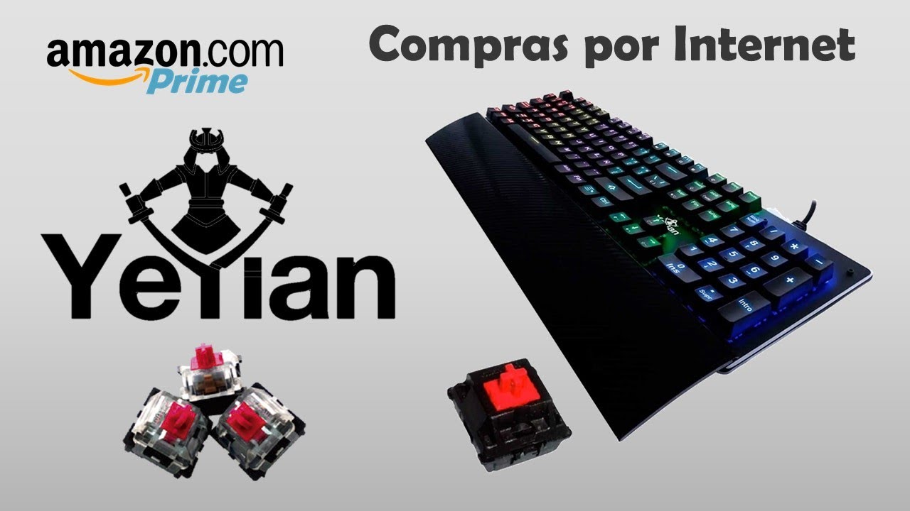 Teclado mecánico Gaming Yeyian YAT1803 Flare RGB switch rojo