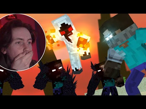 "Born a Rockstar" - A Minecraft Music Video Herobrine vs Entity 303 (Part 4) - Reaction