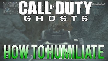 Humiliate The Next Enemy You Kill [Call of Duty: Ghosts] (Tips & Tricks)