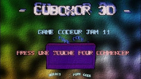 PONG 3D en pure code pour la Game Codeur Jam 11