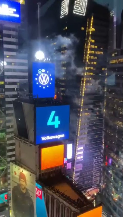 Times Square, 2020 New Year's Eve, NYC