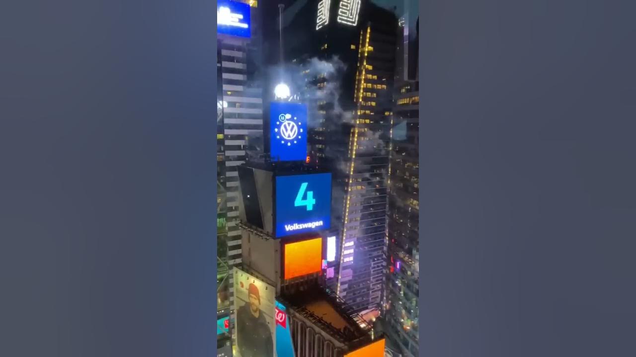 Times Square, 2020 New Year's Eve, NYC