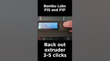 Bambu Labs P1S/P1P - Faster Way to Unload Filament #shorts #3dprinting #3dprinter