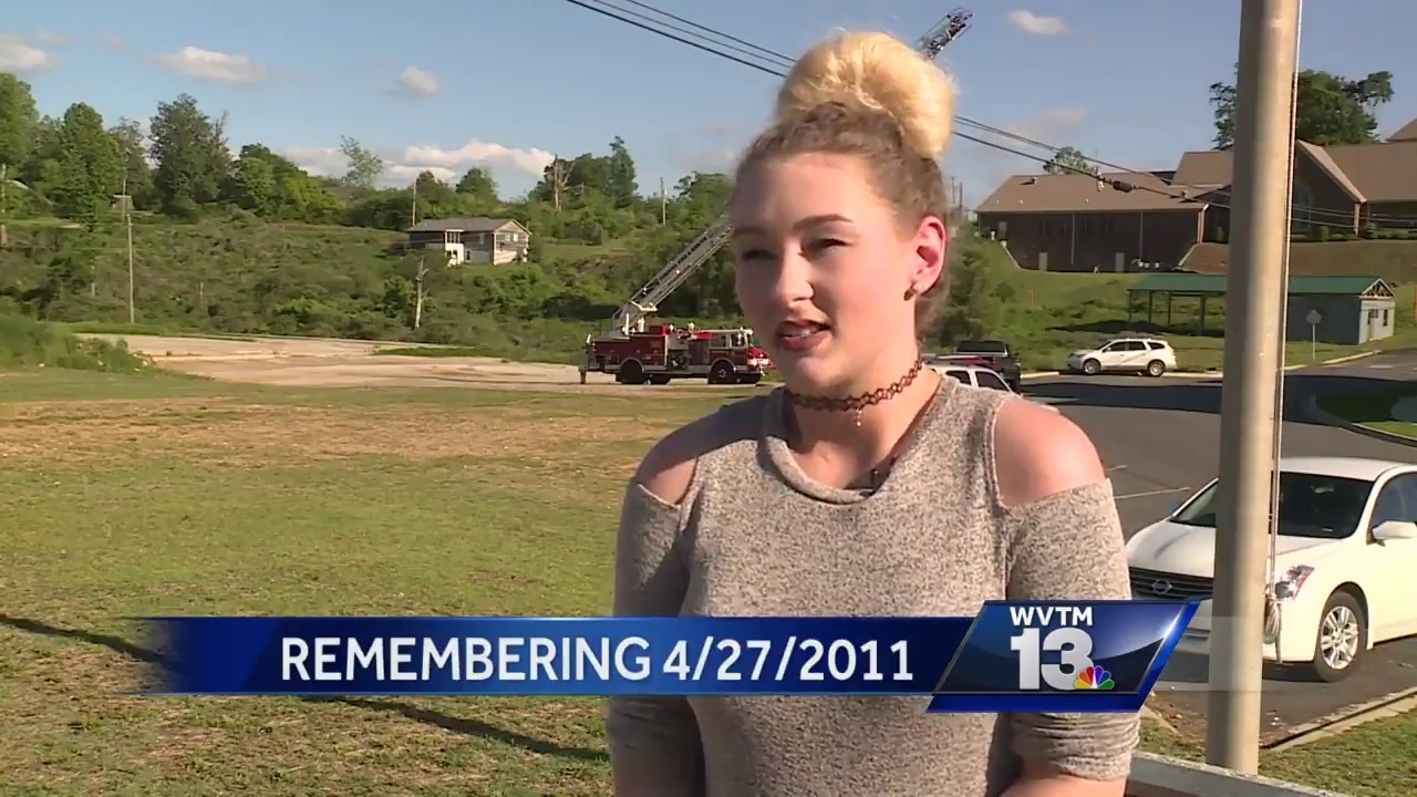 Storm damage in southeast Alabama