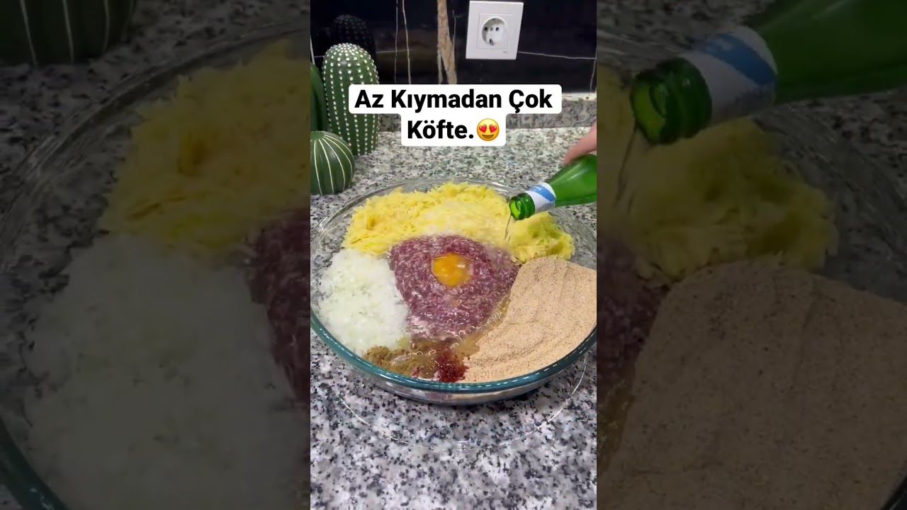 Az kıyma ile çok köfte tarifi.❤️ #short #nefisyemektarifleri #tarif #yemek #köfte Az kıyma ile çok köfte tarifi.❤️ #short #nefisyemektarifleri #tarif #yemek #köfte