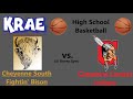 High school basketball on 1480 krae  cheyenne south vs cheyenne central
