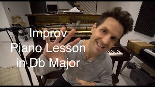 Improv Piano Lesson  - Day Dreaming in Db Major by PianoAround 2,481 views 3 years ago 4 minutes, 35 seconds