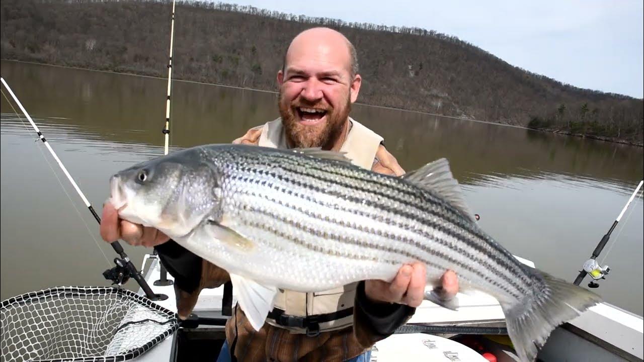 Raystown Lake Striped Bass Fishing Beach Sweater Randall Rydes