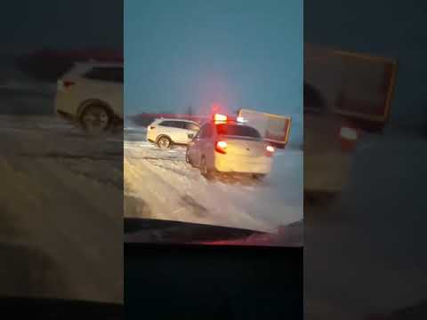 ДТП с фургоном "Красного и белого" на трассе Оренбург - Самара