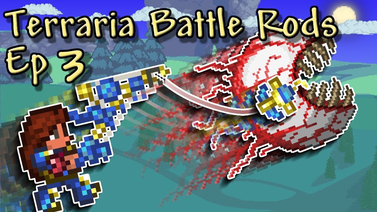 Modded Terraria, Battle Rods | Ep 3: Fishing For Eyes - YouTube