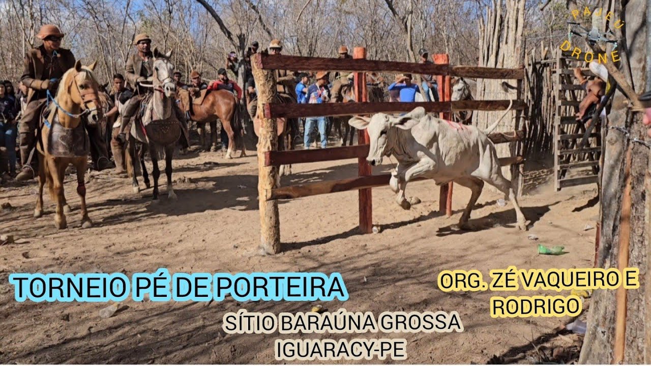 (DRONE)1/2 TORNEIO PÉ DE PORTEIRA SÍTIO BARAÚNA GROSSA IGUARACY-PE ORG. ZÉ VAQUEIRO E RODRIGO