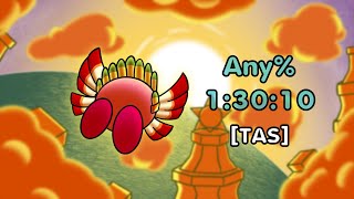 Kirby's Return to Dreamland Any% TAS in 1:30:10 [Captioned]