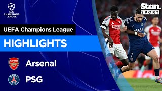 Thumbnail for Arsenal v PSG Highlights | 2024/25 | UEFA Champions League
