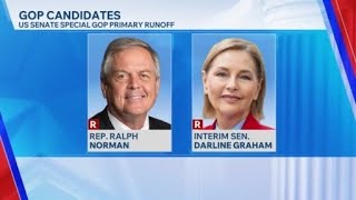 Graham, Norman wrap up whirlwind South Carolina Senate primary campaign @WSPA_7NEWS