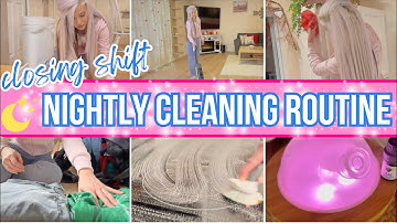 *NEW* NIGHTLY CLEANING ROUTINE // CLEAN, DECLUTTER + ORGANIZE WITH ME 2025