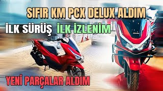Sıfır Honda Pcx 125 Dlx Aldım İlk Sürüş Pcx Aksesuar Sıfır Motor Almak Pcx 2025 Dlx Detaylar