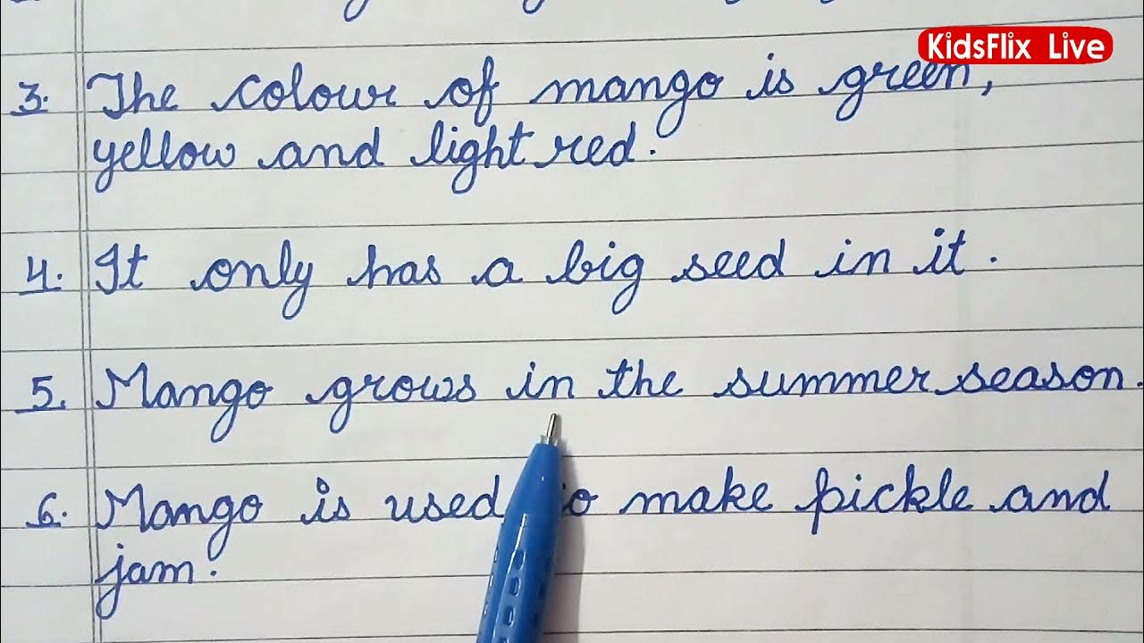 Mango Essay Short Paragraph Speech 10 Easy Lines For Kids In mango-essay-short-paragraph-speech-10-easy-lines-for-kids-in