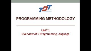CS501042 - Programming Methodology - Chapter 1