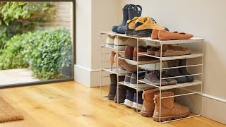 Joseph Joseph Level™ Plus Large Adjustable Ecru Shoe Rack | 55009