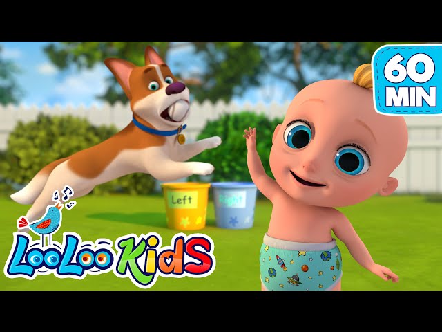 Rolling, Rolling | Learn Left and Right with Johny Johny | LooLoo KIDS Nursery Rhymes class=