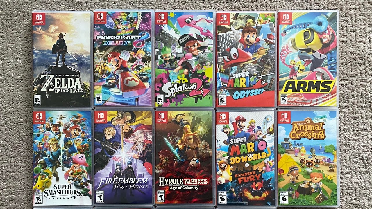 Switch Physical Collection My 2023 Nintendo Switch Physical Game Collection (Part 2) - YouTube