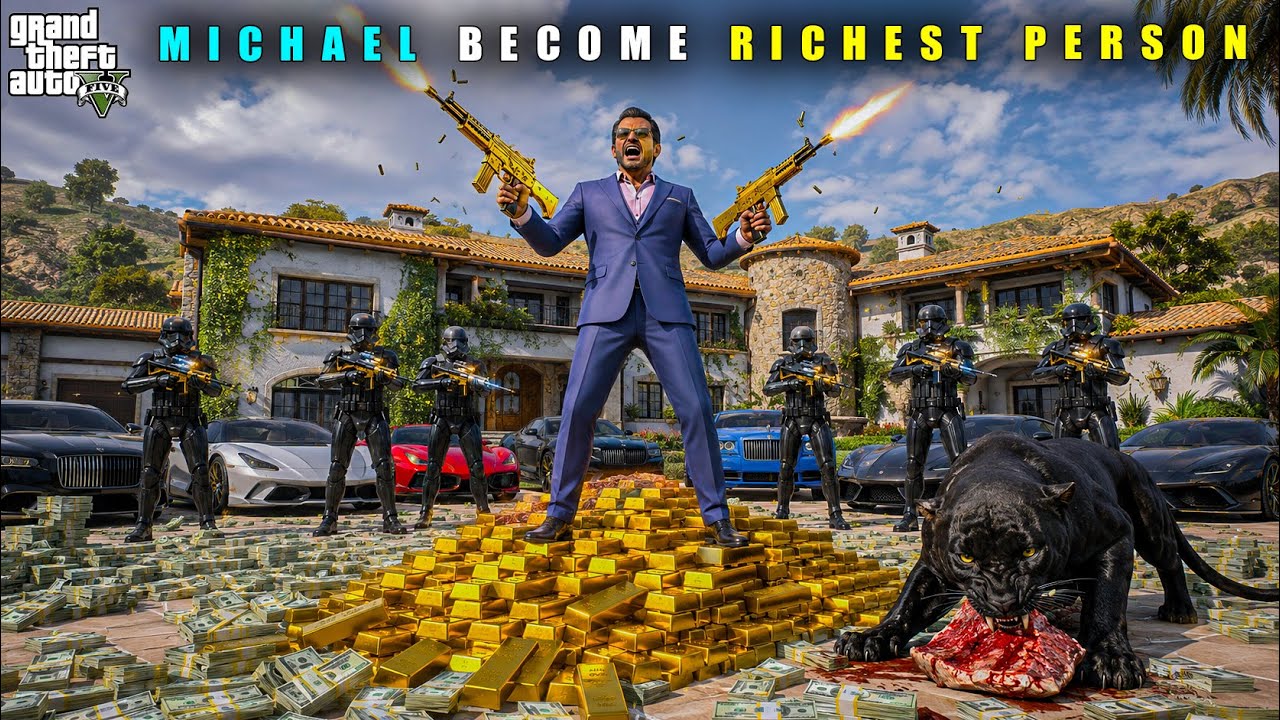 GTA 5 : MICHAEL BECOME RICHEST POLITICIAN OF LOS SANTOS || BB GAMING