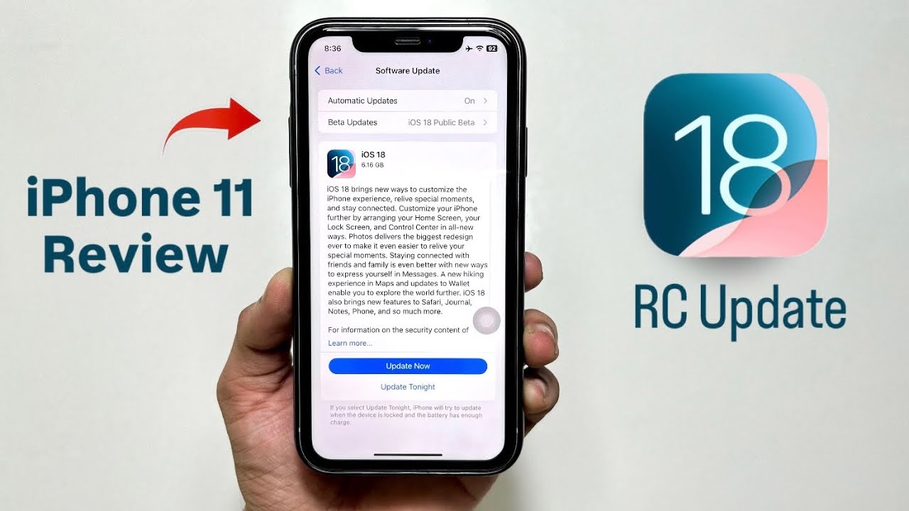 iOS 18 RC Update Review - Should you update iOS 18 RC on your iPhone ...