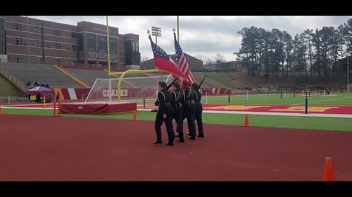 Elbert County Female Color Guard @ Clarke Central ...
