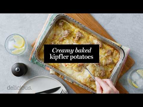 Creamy potato bake with pork sausage meat recipe | delicious. Australia