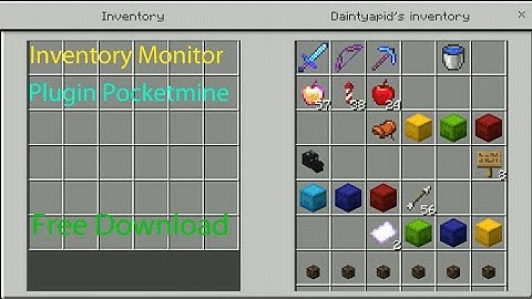 Inventory Monitor | Plugin Pocketmine | Free Download