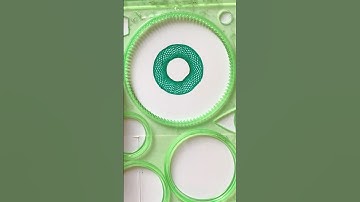 How many rotations did the pen make in total?🤔#art #relaxing #satisfying #spirograph #asmr #shorts