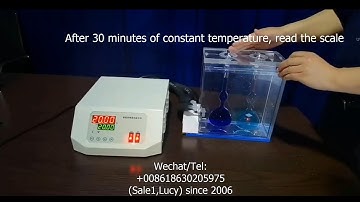 Specific gravity of cement Using Le Chatelier Flask Constant Temperature Tank Method
