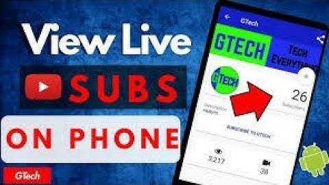 How to get live subscriber count widget