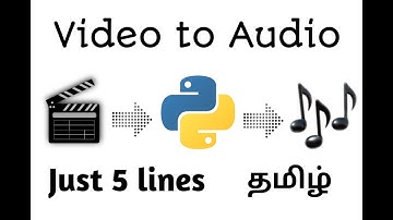 Convert Video to Audio Using python | Mp4 to mp3 | programming | Python | coding | Manoj industries